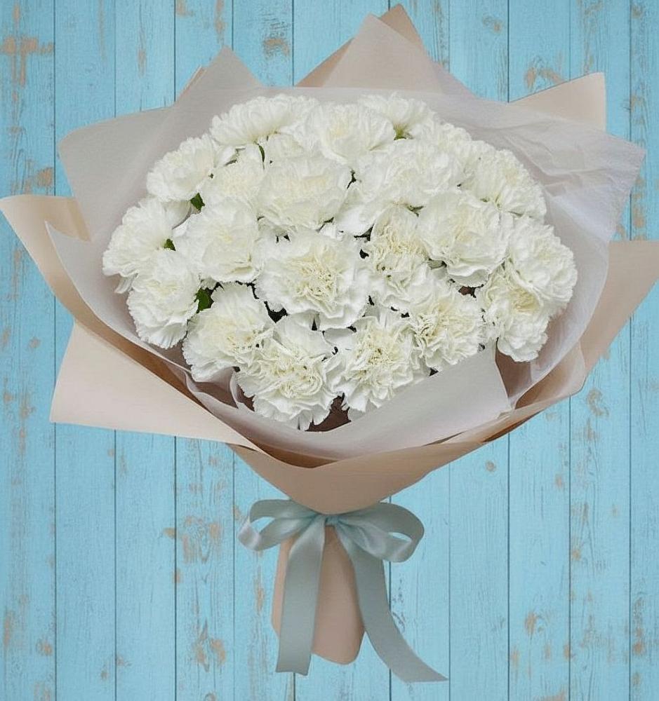 Букет цветов из: Гвоздики в Ефимовский