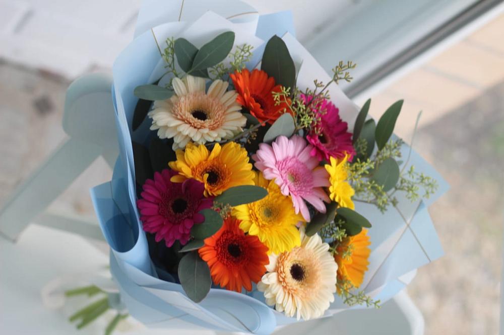 Букет цветов из: Герберы в Ефимовский