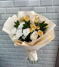 Букет цветов из:  Розы и Хризантемы #REPLACE_PRED# Ефимовский