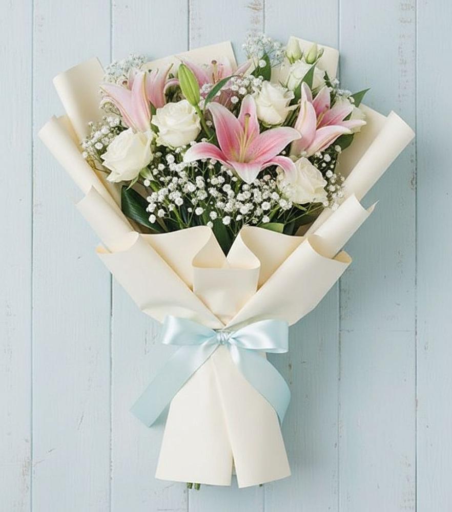 Букет цветов из: Лилии в Ефимовский