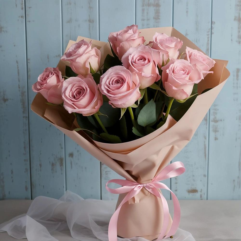 Букет цветов из: Розы в Ефимовский