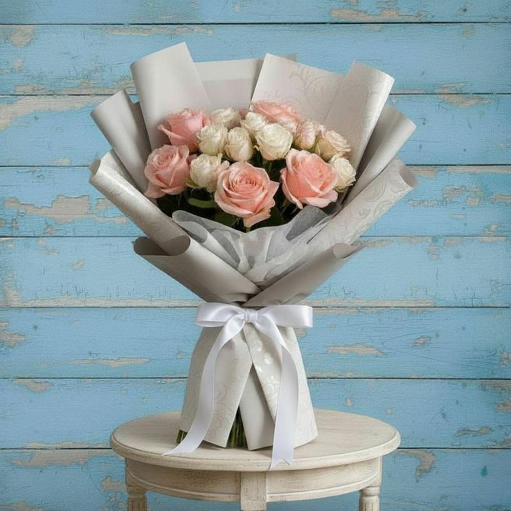 Букет цветов из: Розы в Ефимовский