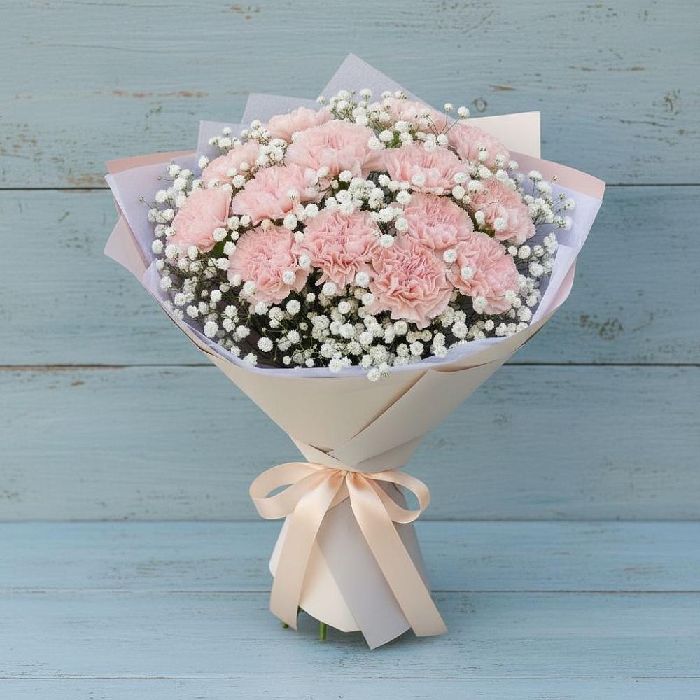 Букет цветов из: Гвоздики в Ефимовский