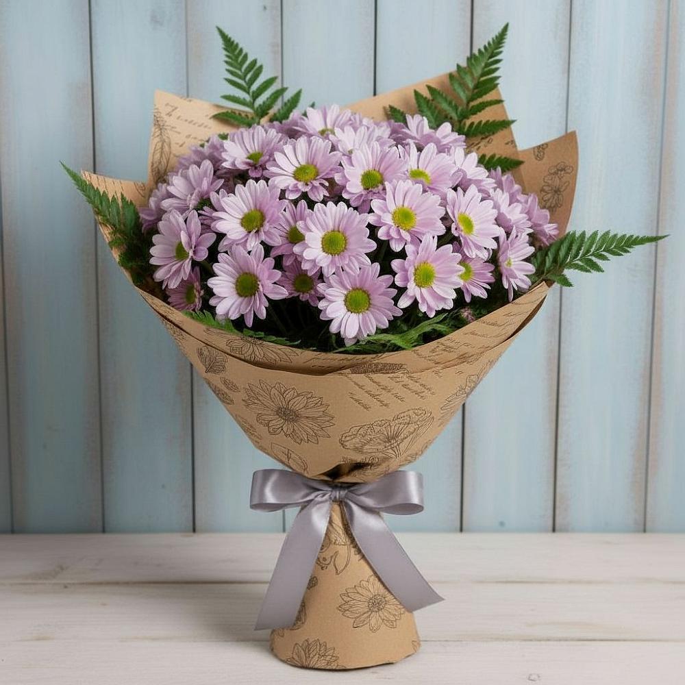 Букет цветов из: Хризантемы в Ефимовский