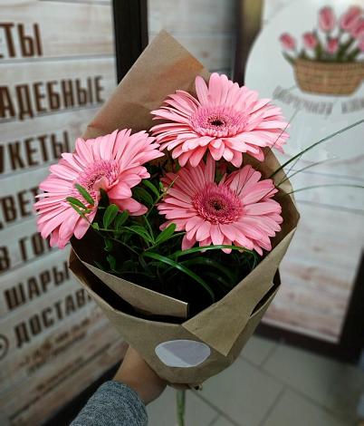 Букет цветов из: Герберы в Ефимовский