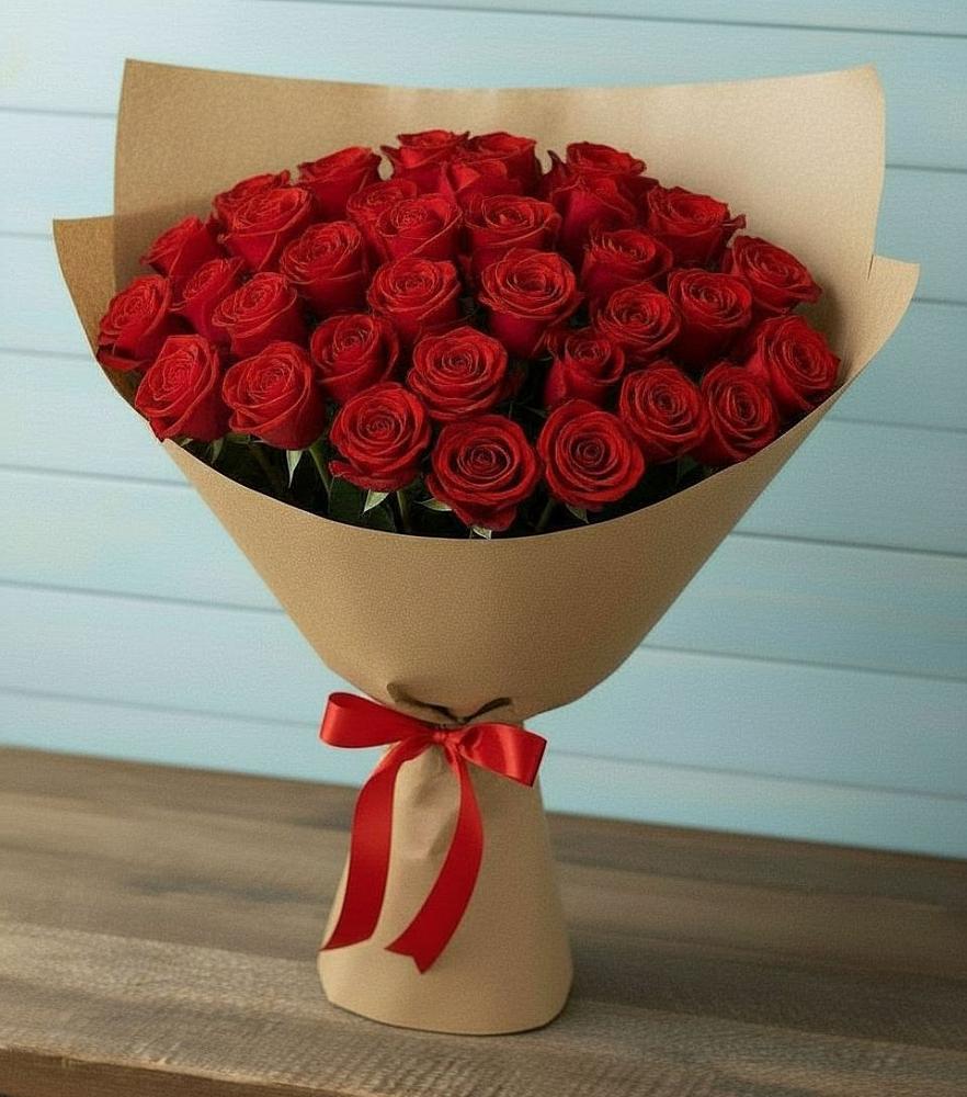 Букет Красные розы Милано в Ефимовский