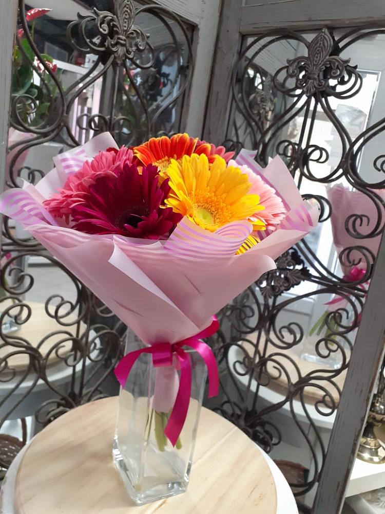 Букет цветов из: Герберы в Ефимовский