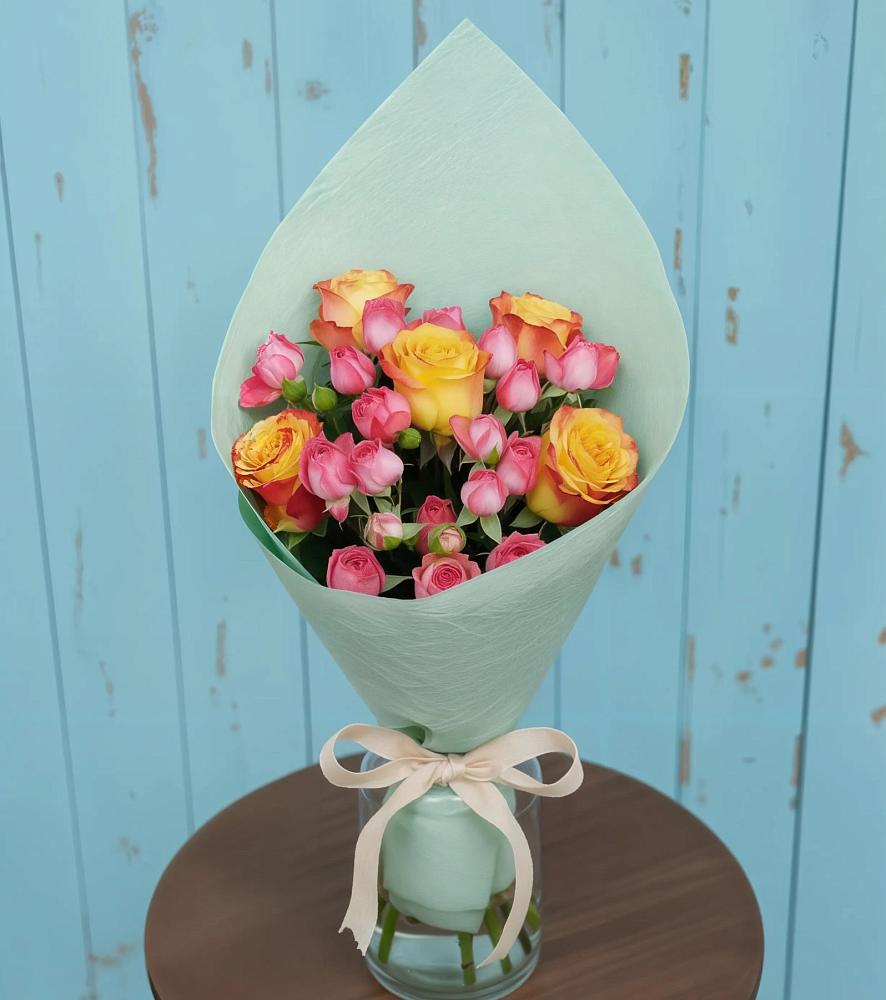 Букет цветов из: Розы в Ефимовский