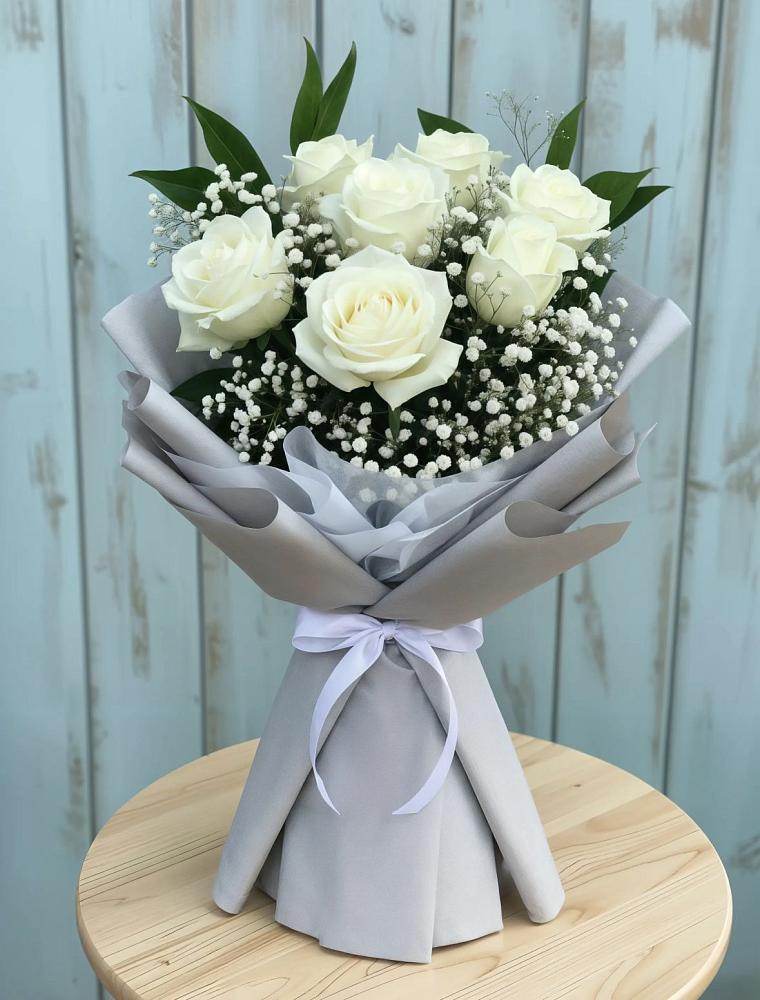 Букет цветов из: Розы в Ефимовский