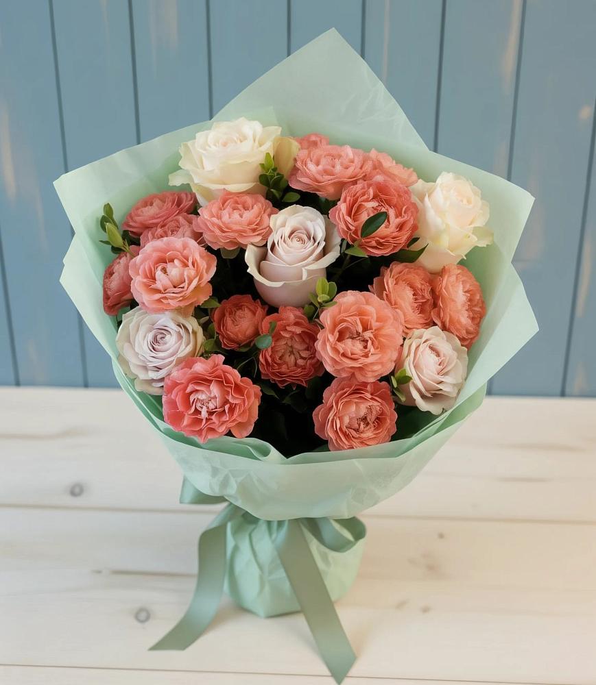 Букет цветов из: Розы в Ефимовский