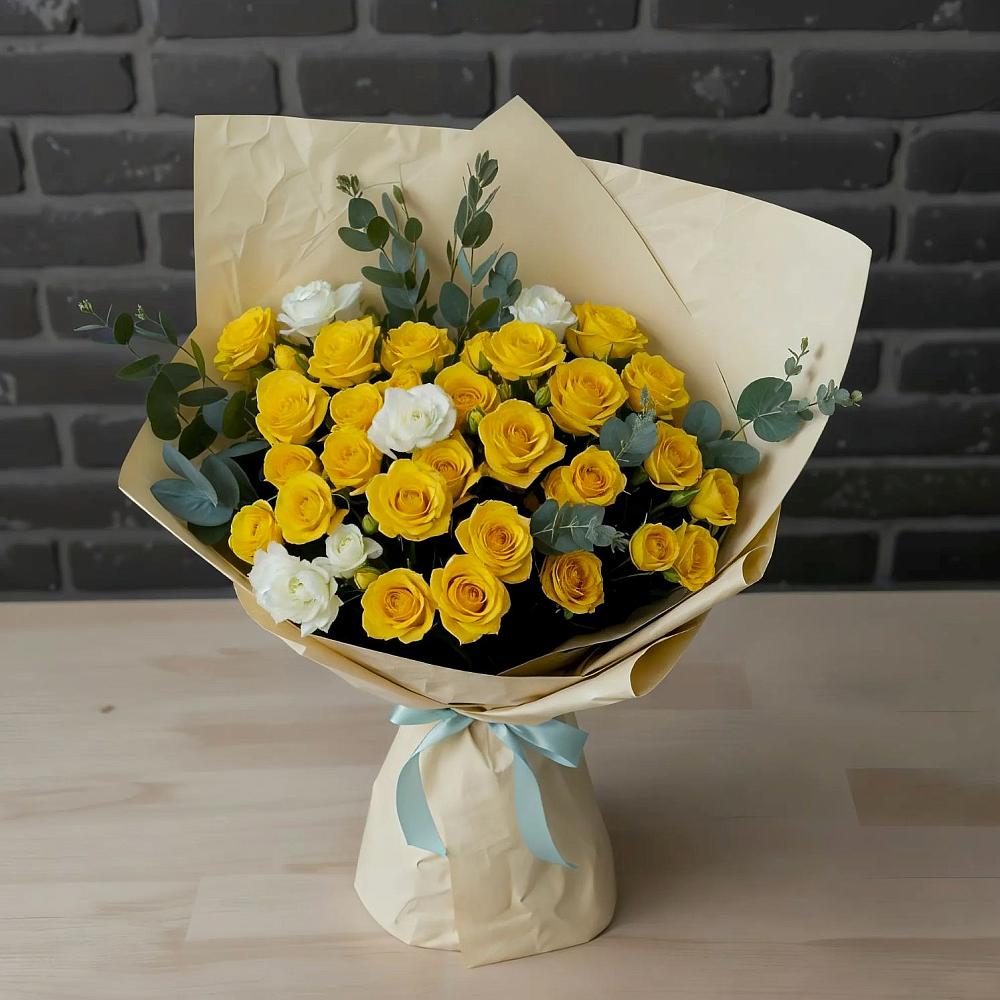 Букет цветов из: Розы в Ефимовский