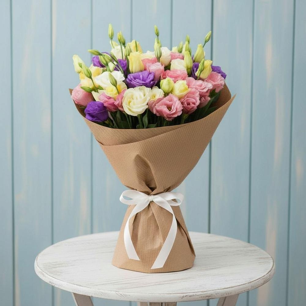 Букет цветов из: Лизиантусы в Ефимовский