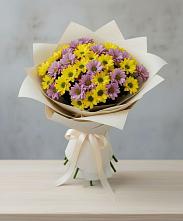 Букет цветов из:  Хризантемы #REPLACE_PRED# Ефимовский