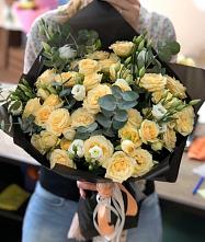 Букет цветов из:  Розы и Лизиантусы #REPLACE_PRED# Ефимовский