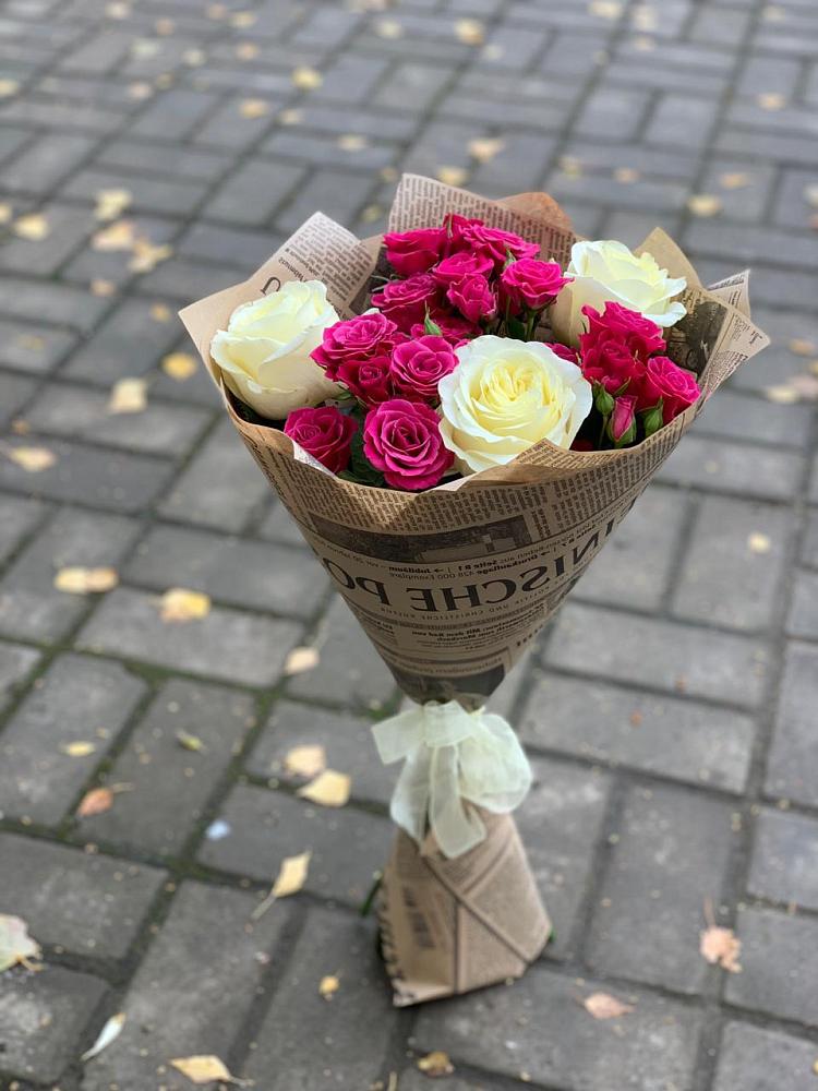 Букет цветов из: Розы в Ефимовский