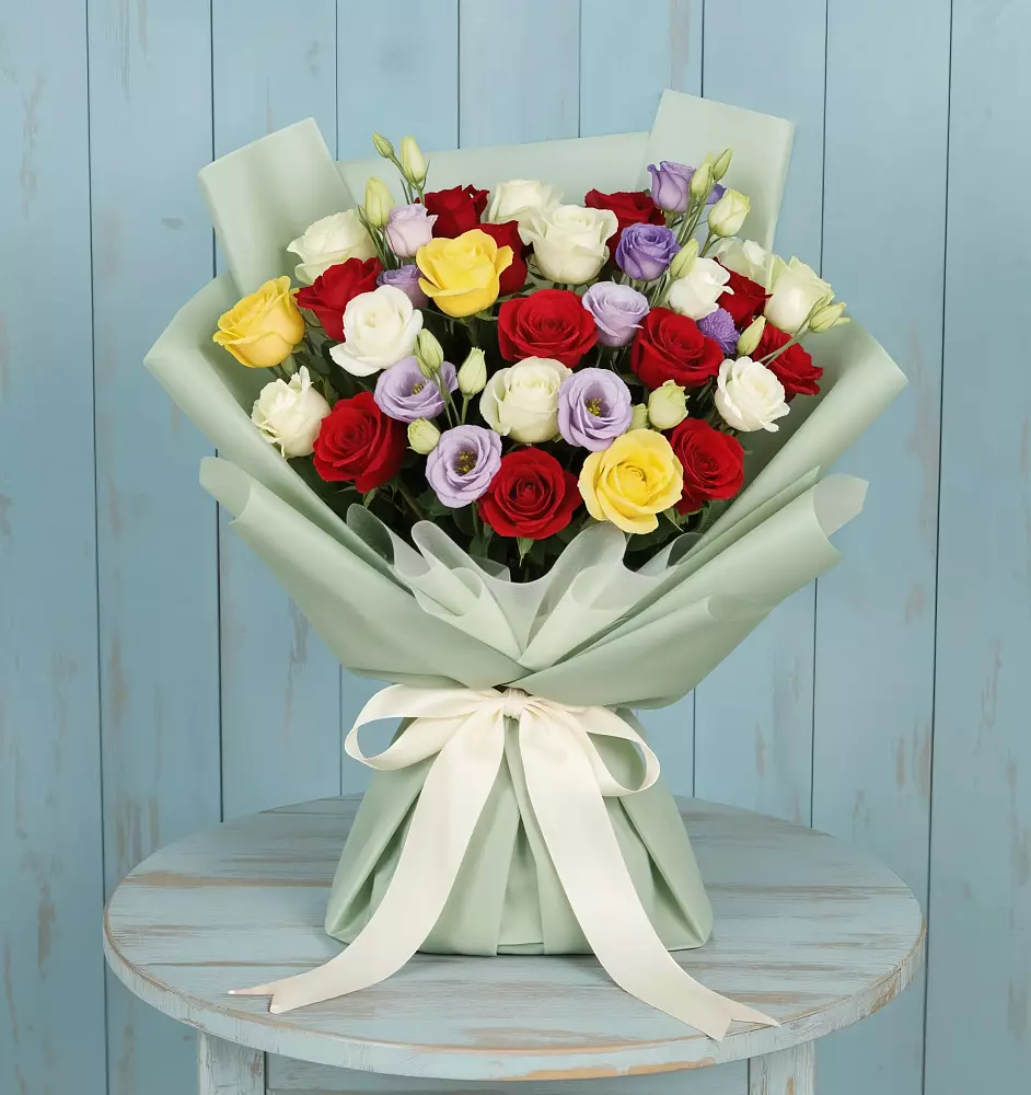 Букет цветов из: Розы в Ефимовский