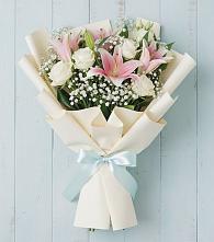Букет цветов из:  Лилии в Ефимовский