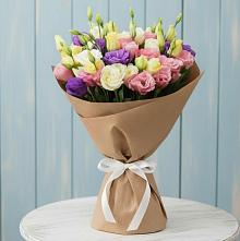 Букет цветов из:  Лизиантусы в Ефимовский