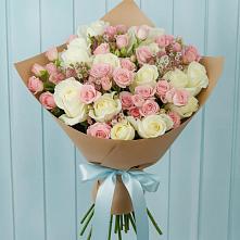 Букет цветов из:  Розы в Ефимовский