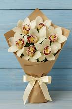 Букет цветов из:  Орхидеи и Розы в Ефимовский